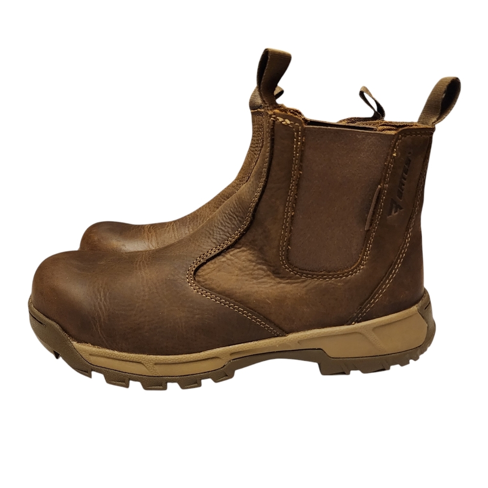 Bates Tactical Sport Composite Toe Pull On Slip Resistant Brown Work Boots 10.5